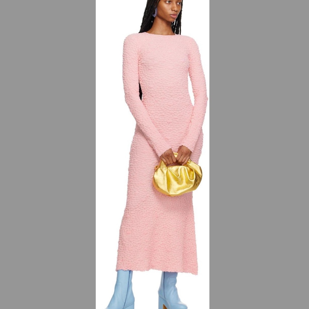 Brand New Sportmax Rea Pink Maxi Dress Size L